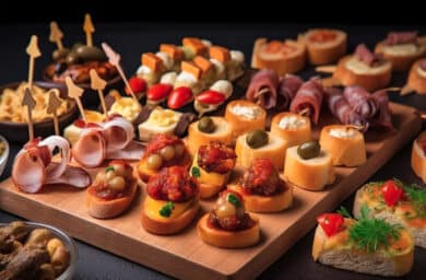 elaboracions senzilles de cuina plats combinats tapes pinxos i canapes