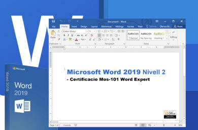 Microsoft Word 2019 Nivell 2 – Certificació MOS-101: Word Expert